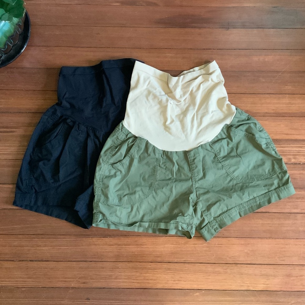 motherhood maternity shorts bundle